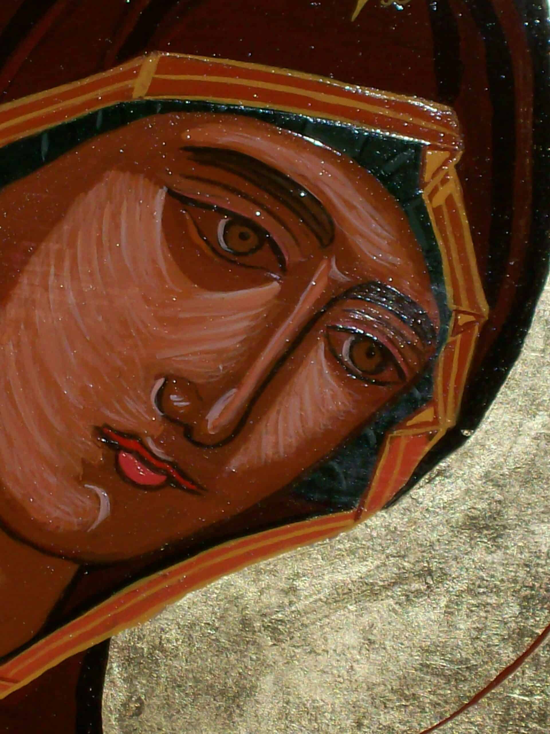 BYZANTINE ICON OF VIRGIN MARY image