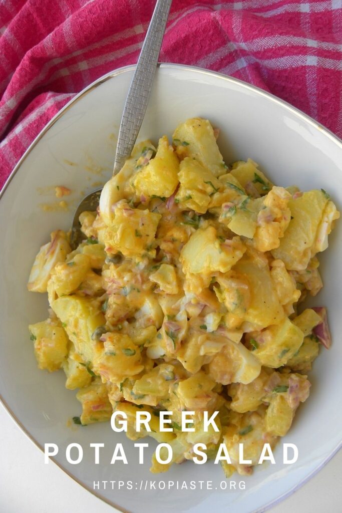 Collage Greek Potato Salad picture