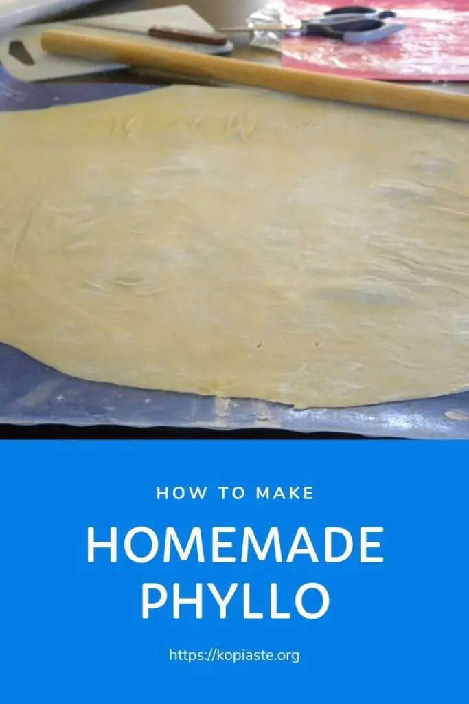 Collage How to make Homemade Phyllo image