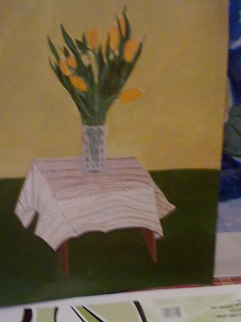 Lilies in vase image