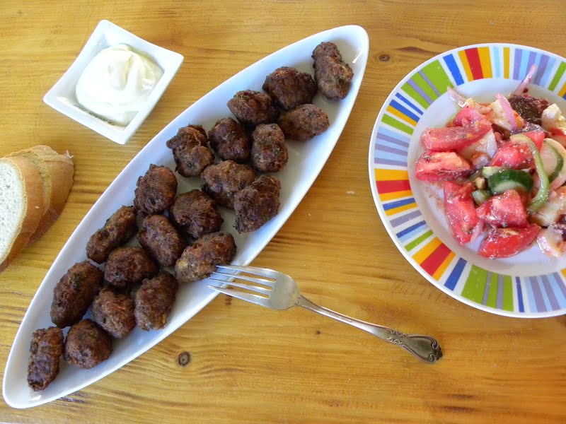 Keftedes with salad image