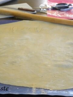 making homemade phyllo from scratch image