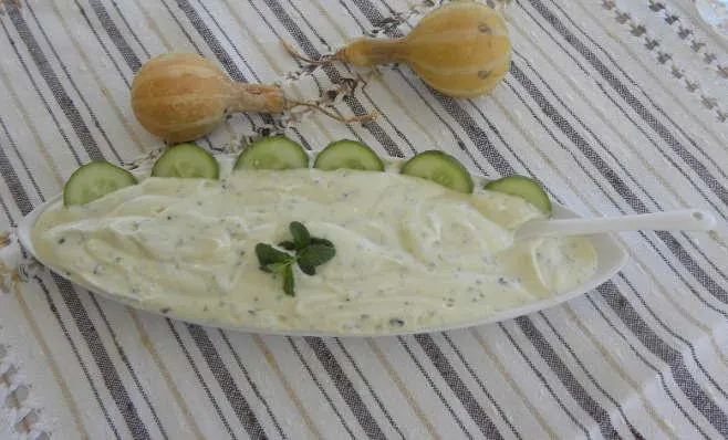 Minty Yoghurt and Tahini Sauce image