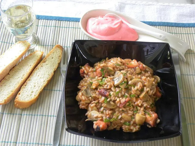 Octopus risotto image