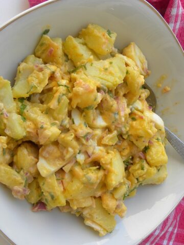 Greek Potato Salad with Mayonnaise