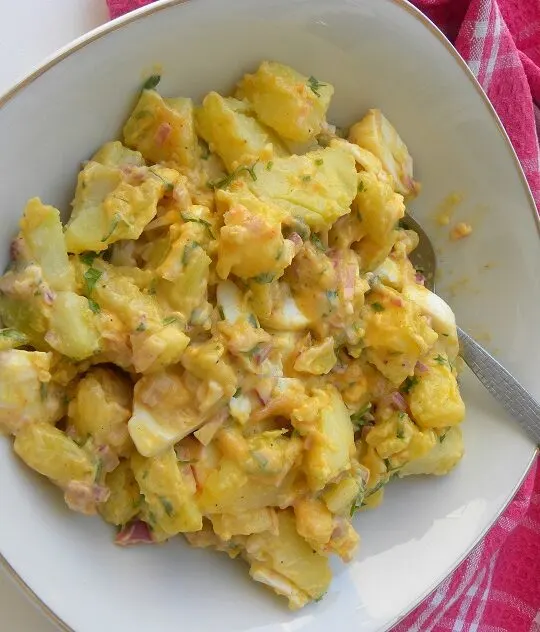 Greek Potato Salad with Mayonnaise