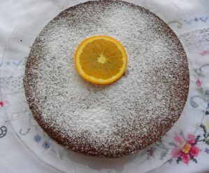 cake with orange image
