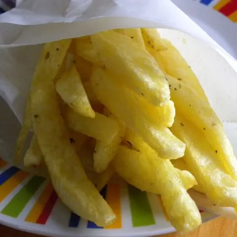 Greek Frιed Potatoes (also in the air fryer)