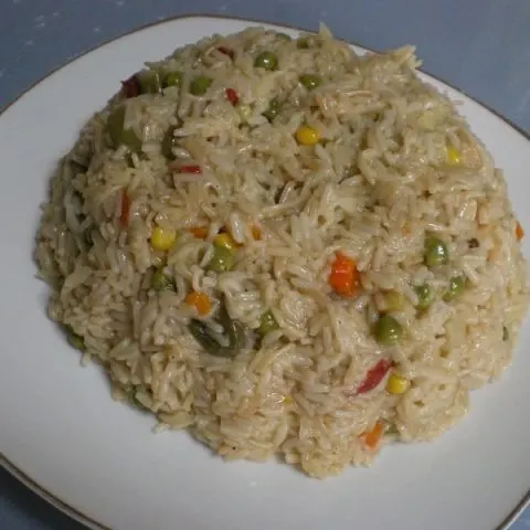 Rice pilaf with vegetables image