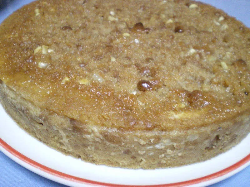 Caramel biscuit pudding image