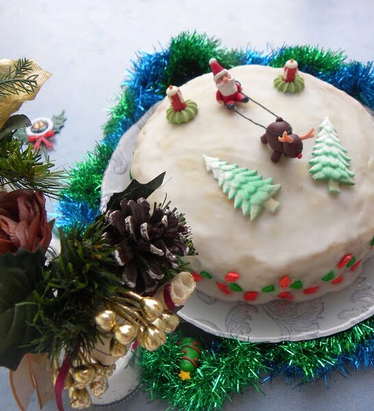 Traditional English Christmas cake