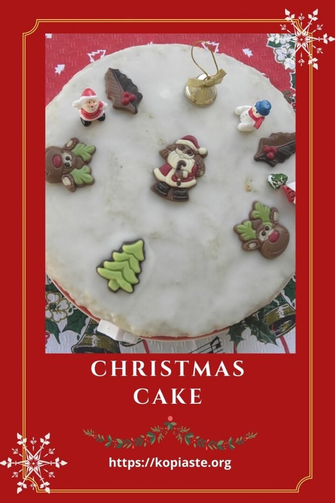 Collage Christmas cake image