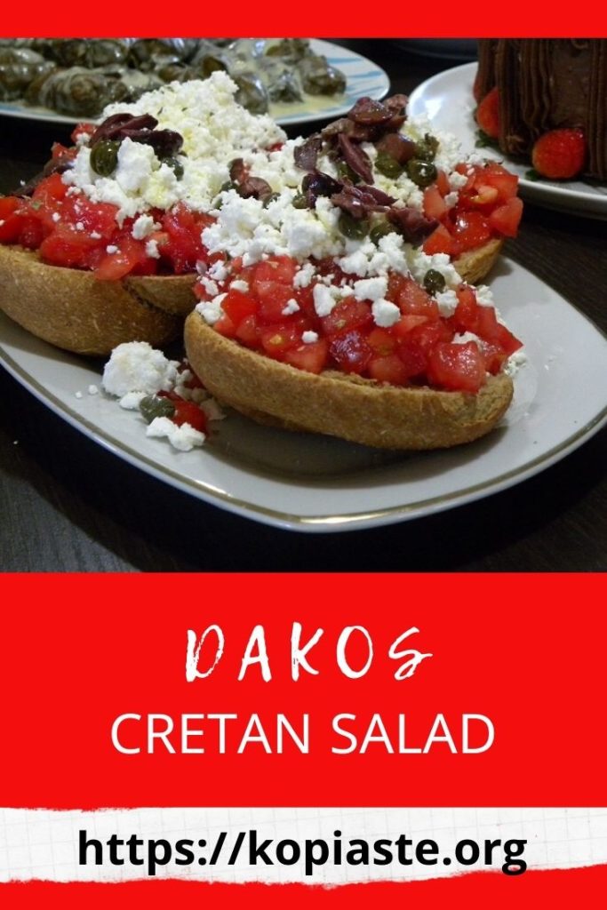 Collage Dakos salad image