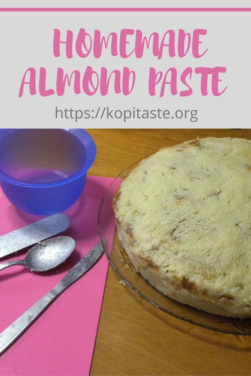 Homemade Almond Paste Kopiaste To Greek Hospitality