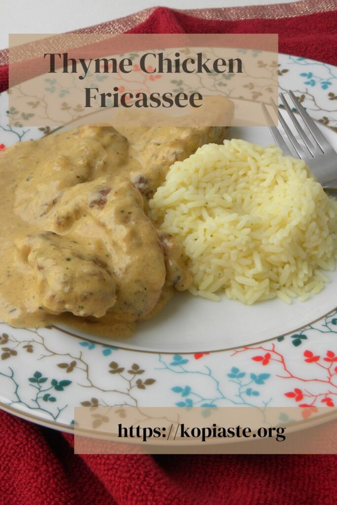 Collage Thyme Chicken Fricassee image