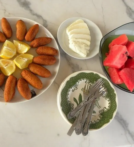 Koupes (a street food from Cyprus)