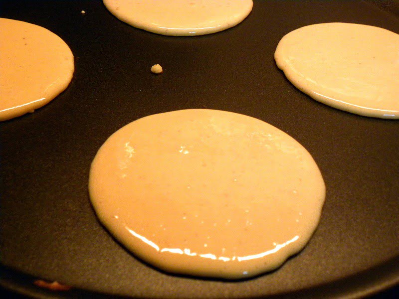 Preparing pancakes image