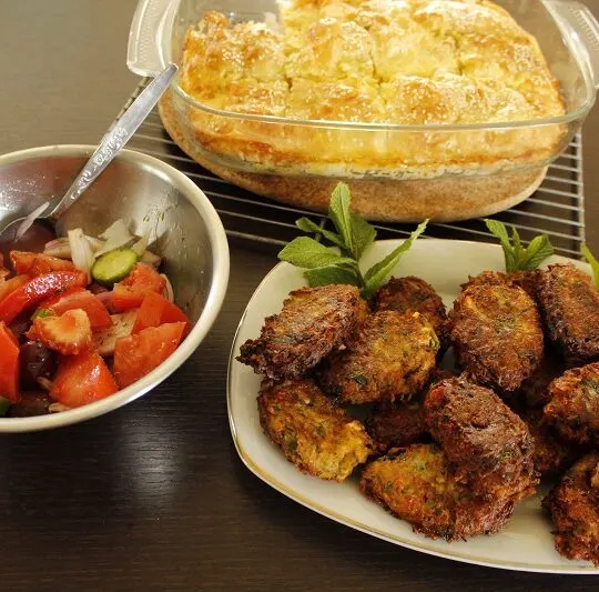 Kolokythokeftedes (Zucchini Patties or Fritters)