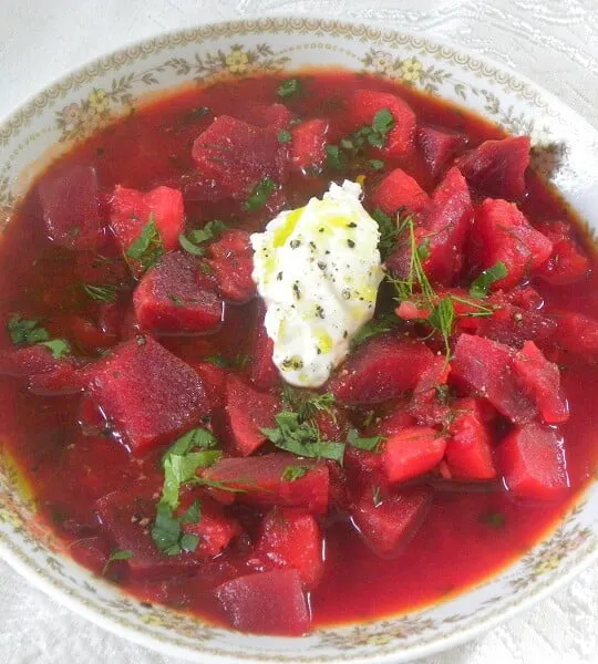 Vegan Borscht (Beet) Soup