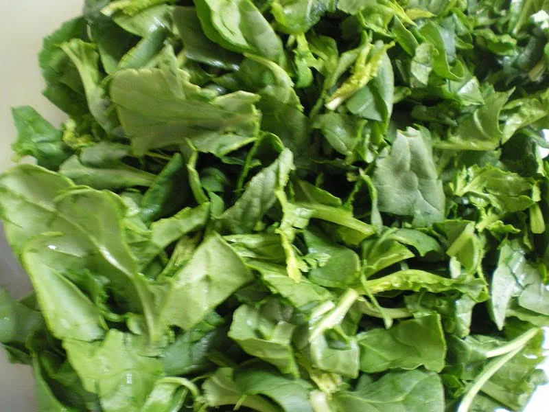 Fresh spinach image