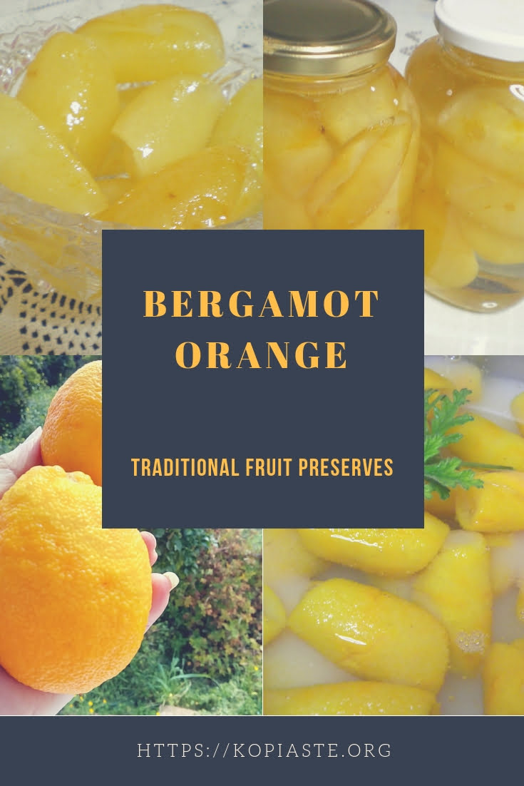 Collage Bergamot fruit preserve image
