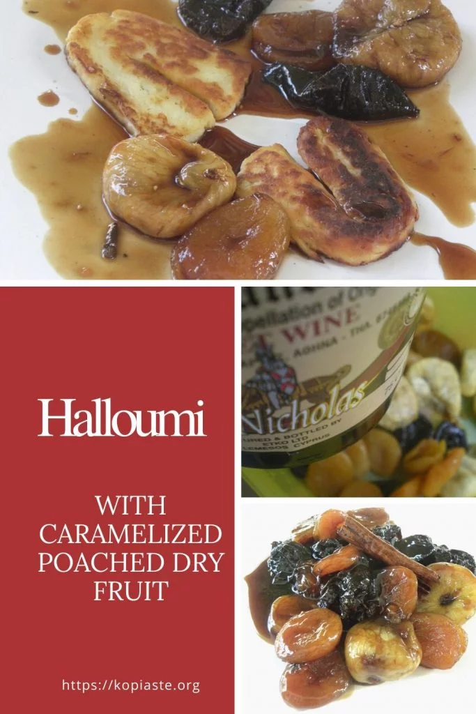 Collage Halloumi with Marinated & Caramelized Poached Dried Fruit image