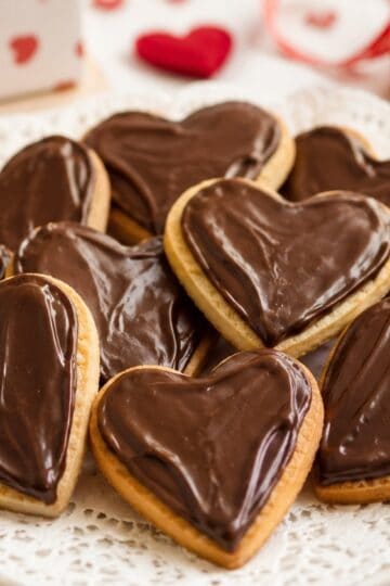 Heart shaped cookies for valentines image