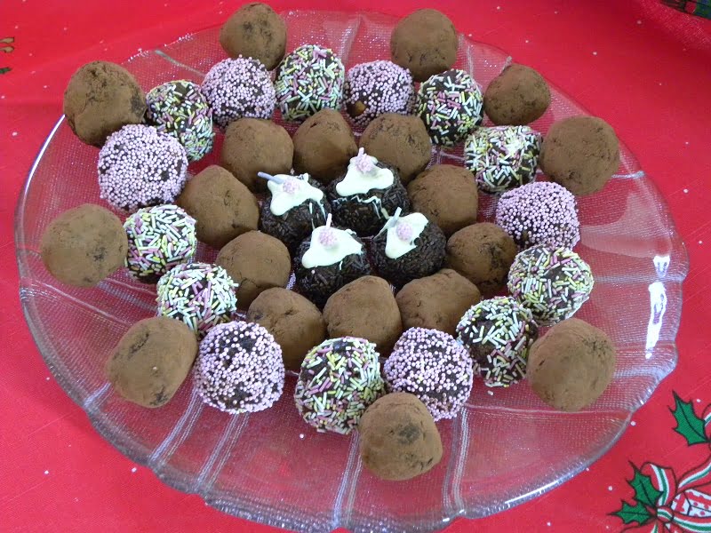 truffles from Christmas leftovers image