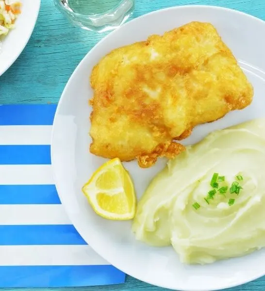 Bakaliaros (Battered-Fried Salted Cod)