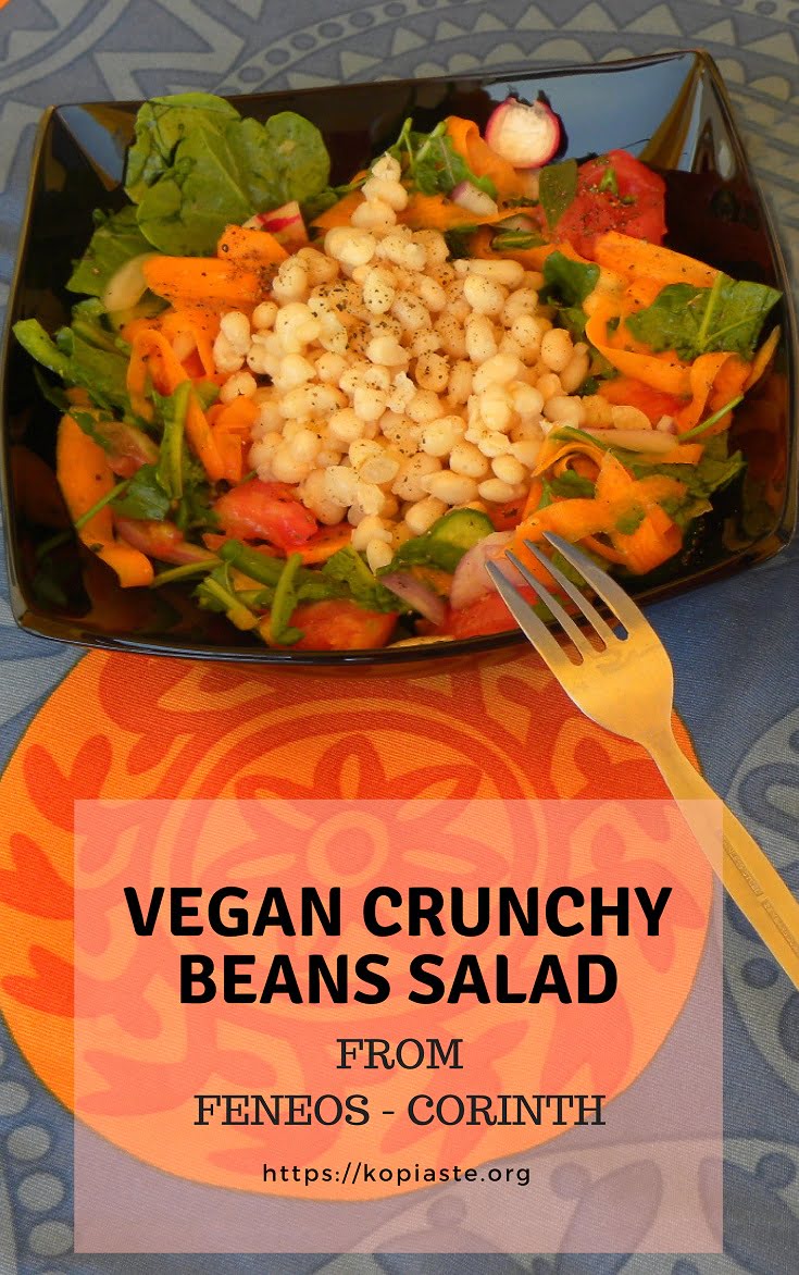 Collage Vegan Crunchy Bean Salad Image