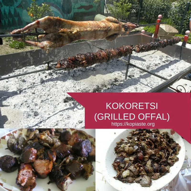 KOKORETSI (GRILLED OFFAL) IMAGE