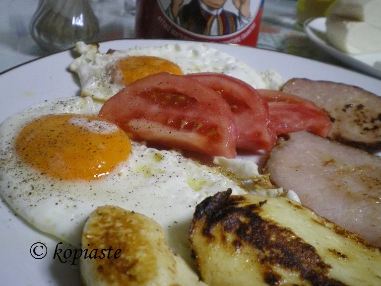 Cypriot breakfast