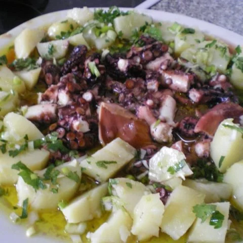 octopus and potato salad image