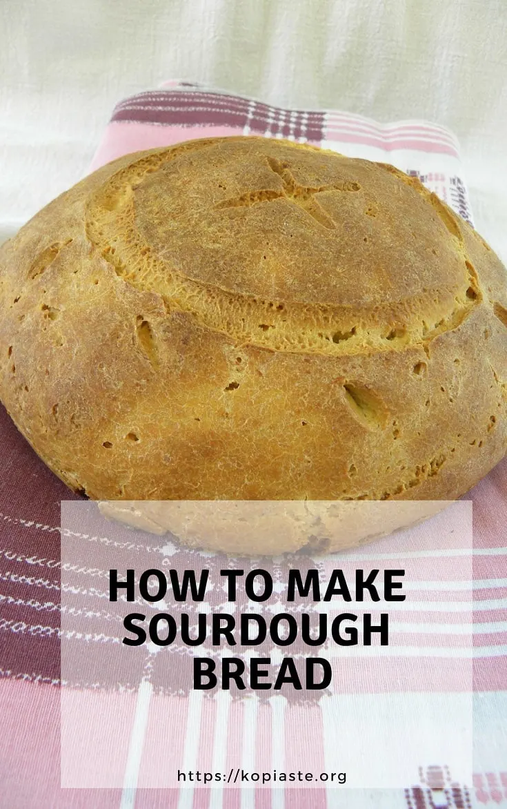 Collage how to make sourdough bread image