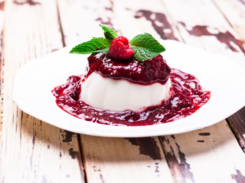 Paris on ice with raspberry coulis image