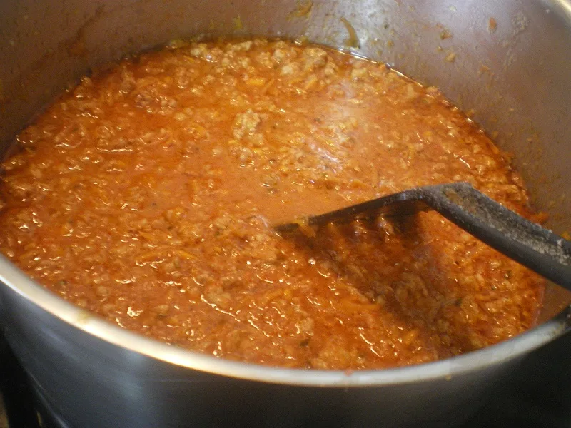 Greek meat sauce image