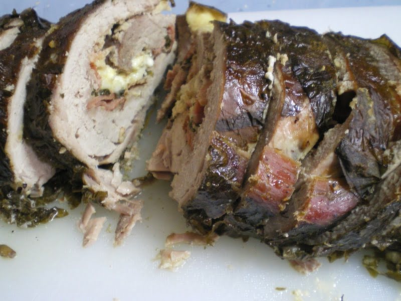 Stuffed pork roast image