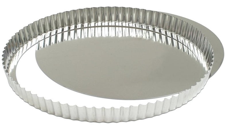 Tart pan with removable bottom image