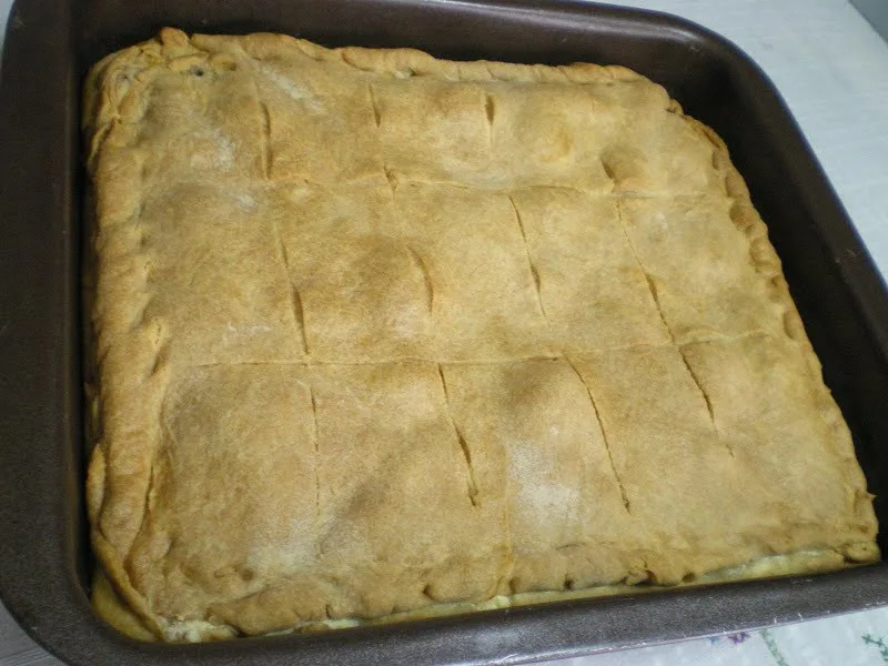 Tyropita kourou baked image