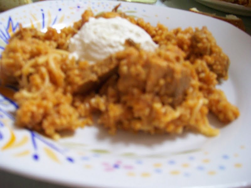 Pilafi Pligouri (pourgouri) Bulgur wheat pilaf Kopiaste..to Greek