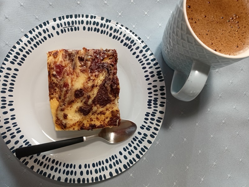 Chocolate and strawberry Galatopita image