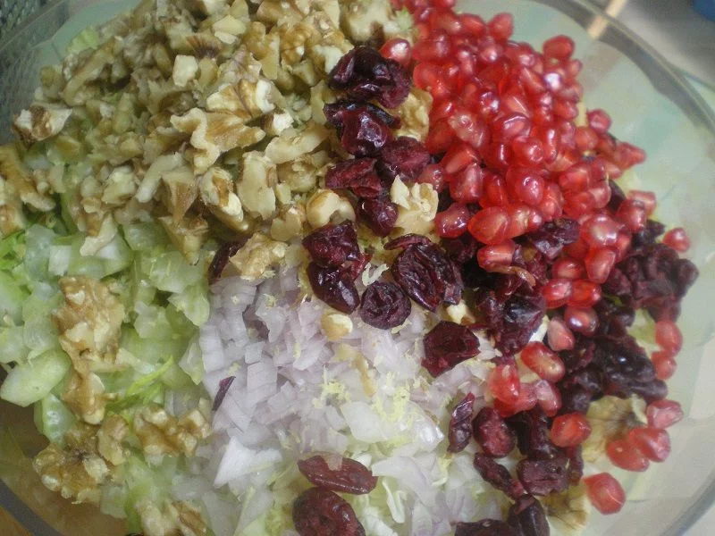 lahanosalata Cabbage salad ingredients image