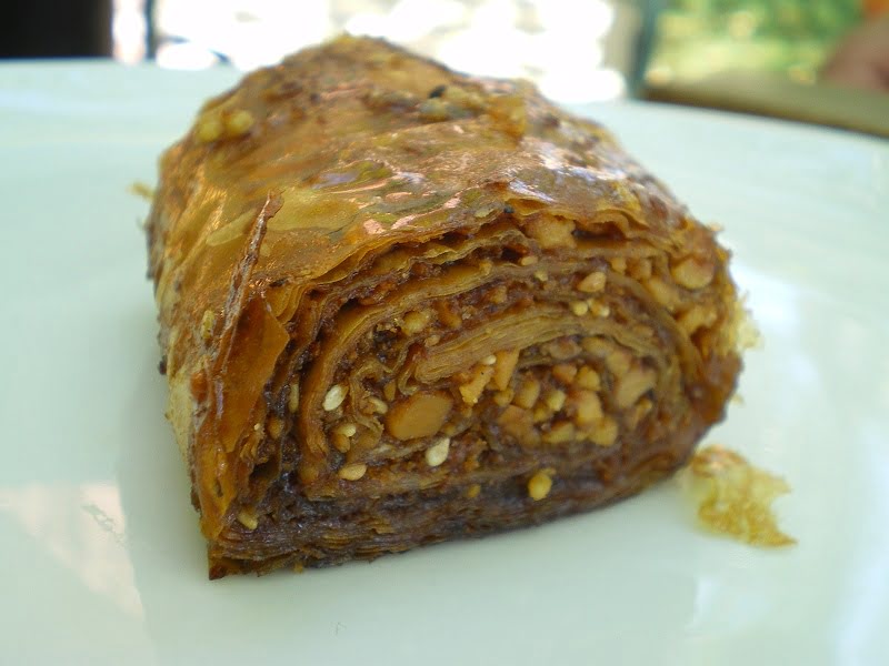 Samousades (Rolled Baklavas from Laconia)