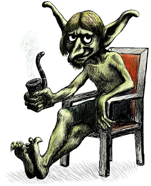 Kalikantzari or goblin image