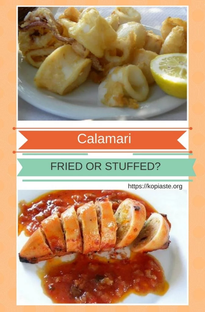 Calamari fried or stuffed image