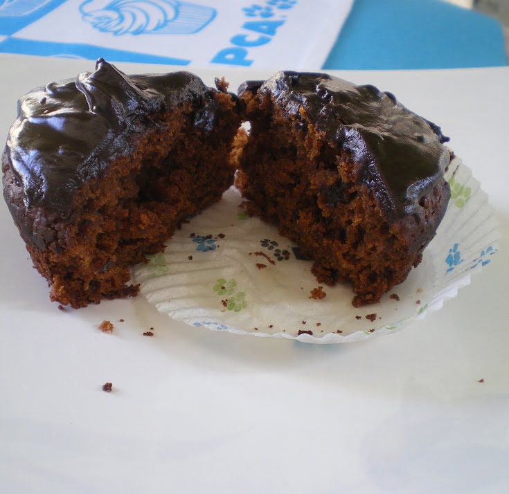 Chocolate Cupcake cut image