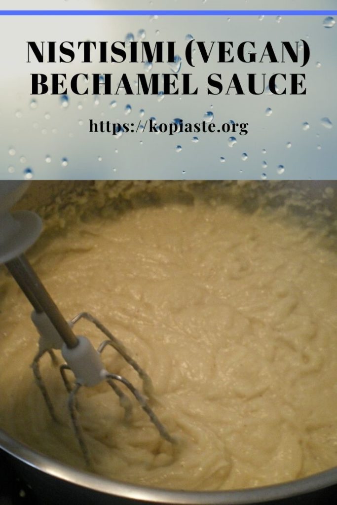 Collage vegan Béchamel Sauce image