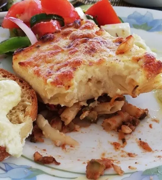Pastitsio Nistisimo (Vegan) and Vegetarian