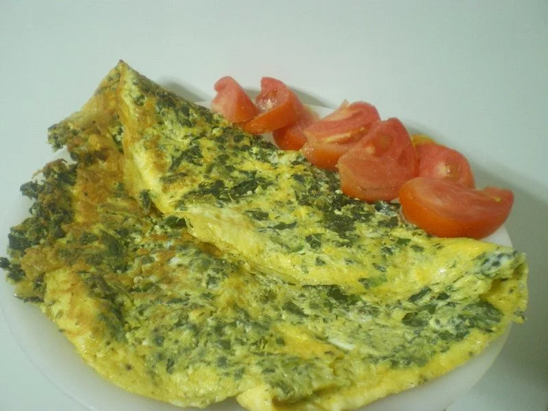 spinach omelette