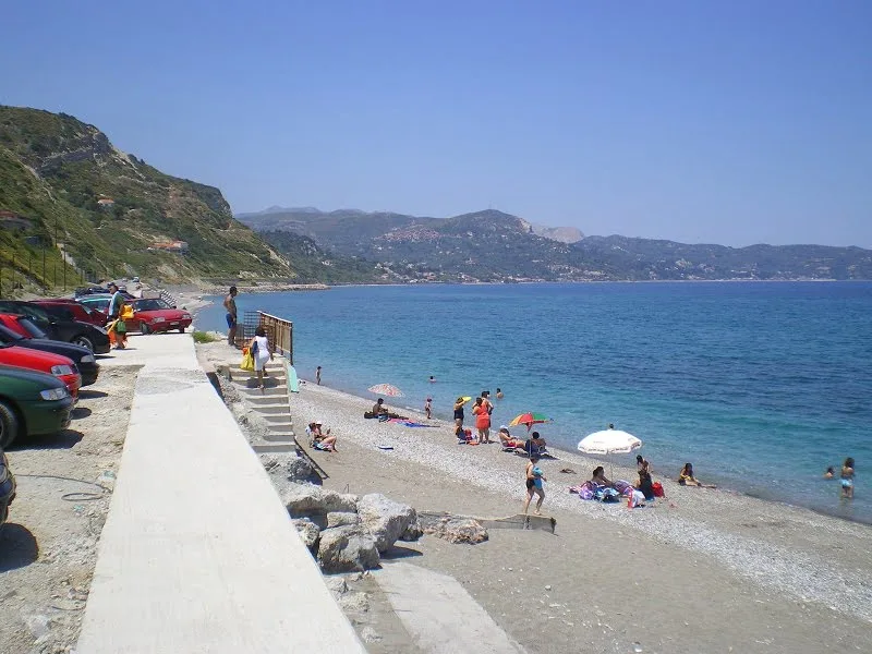 Evia beach near Kymi image